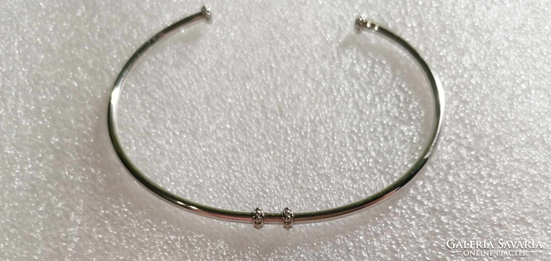 Sale!!!New! Silver rosato brand marked (Italian) open bracelet
