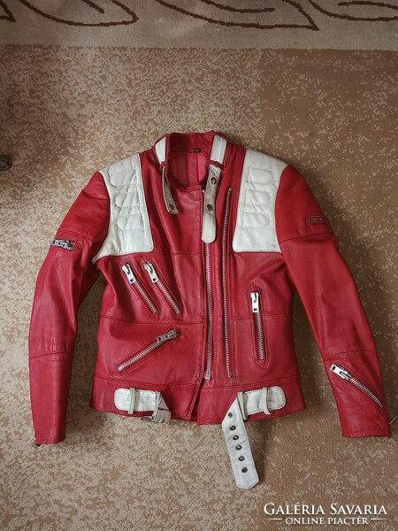Hein gericke motorcycle leather jacket/leather jacket 1980s