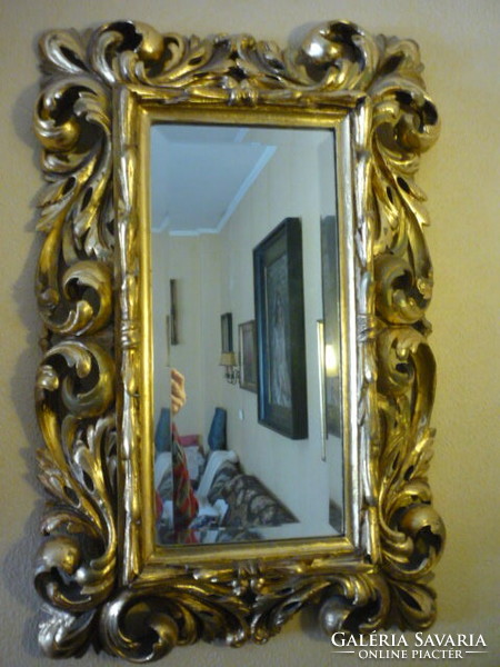 Gilt wood, carved mirror frame xix. 2404 02 of the century