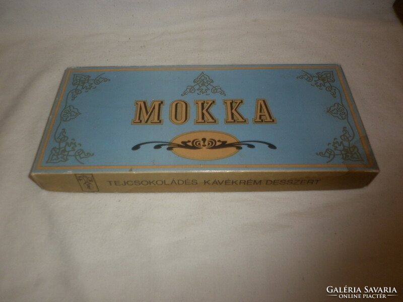 Old retro bonbon chocolate box Budapest confectionery company