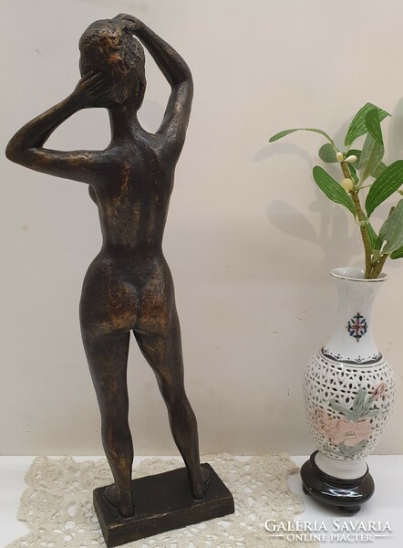 Gyula shearer naked sculpture from gallery, spectacular 33 cm high