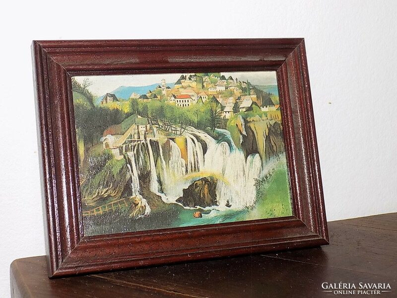 Miniature, Czöntváry Kosztka Tivadar, Jajce Waterfall