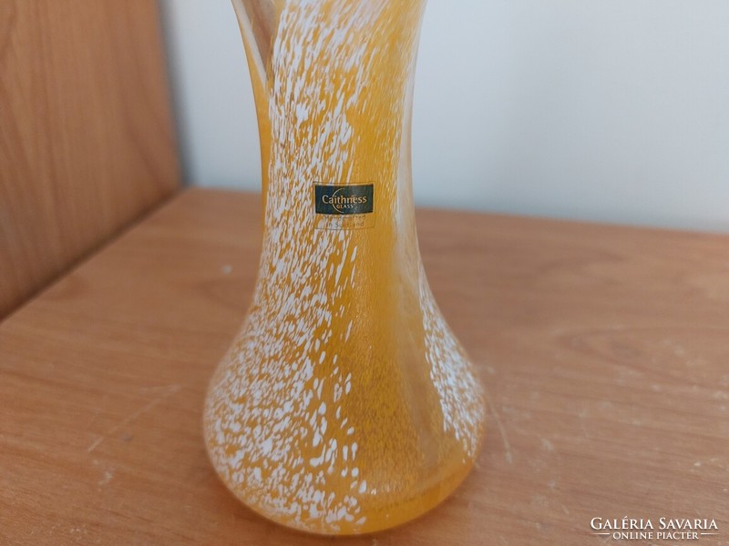 (K) caithness Scotch glass vase 12 cm