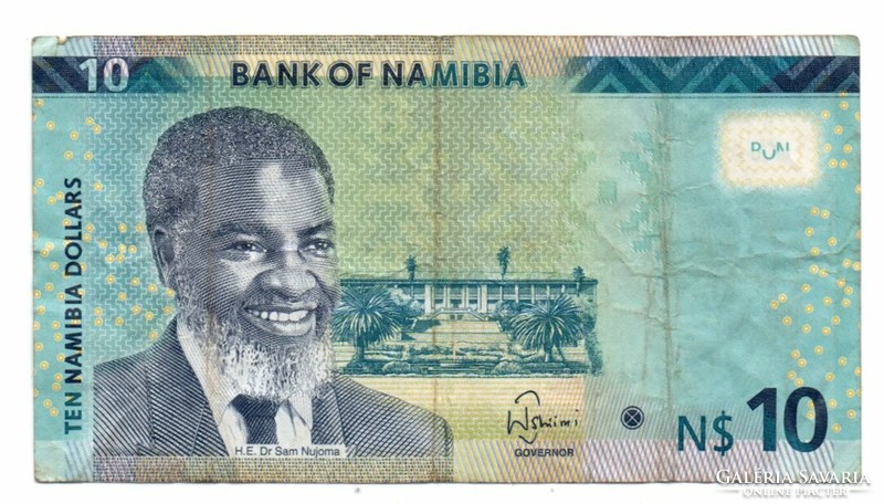 10   Dollár  2015    Namibia