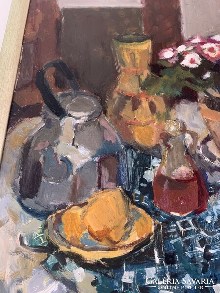 Kakusz Dalma festőművésznő festménye olaj 50x60cm