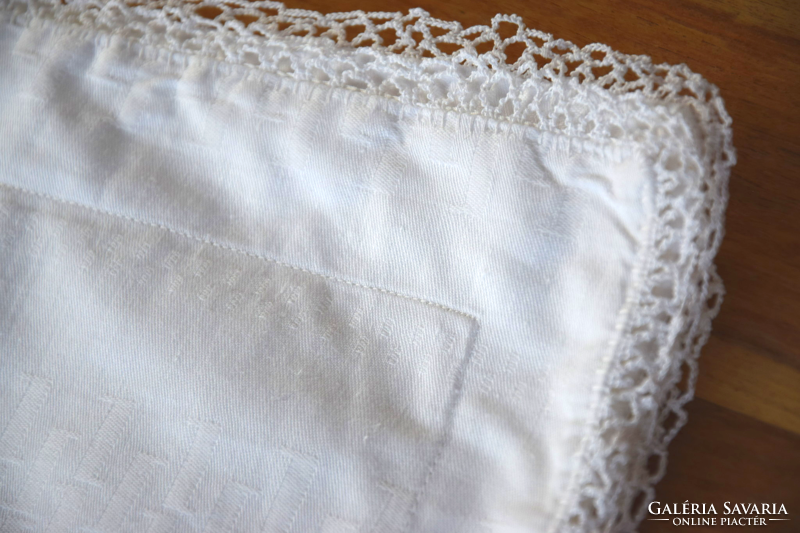 Antique old damask lace pillowcase pair price/pair linen pillowcase 86 x 70