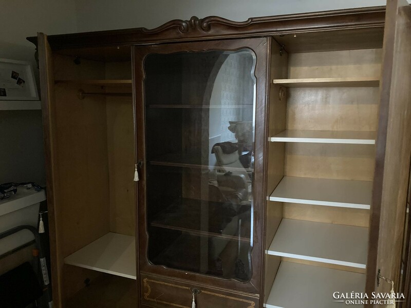 Large Art Nouveau wardrobe