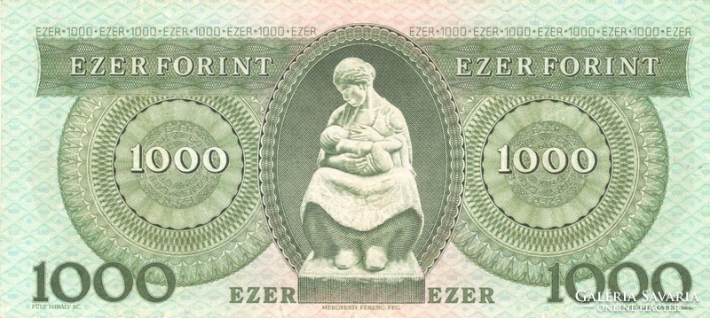 1000 forint 1996 "F" 2.