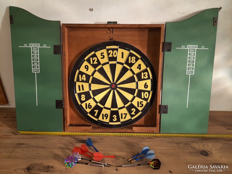 Innergames kings head dart s cabinet, cabinet (English) and double sided board