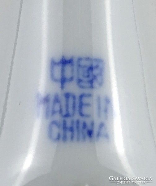 1Q904 Vegyes kínai porcelán leveses kanálkészlet 10 darab