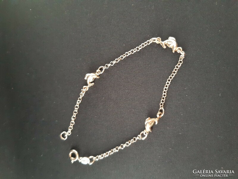 Dolphin silver bracelet 2.5g