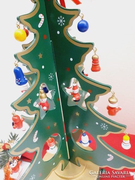 Musical tree Christmas tree winter decoration, 37 cm high