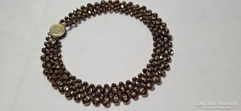 Bronze colored glass beads, casual wear
