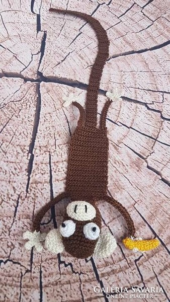 Crochet Monkey Bookmark