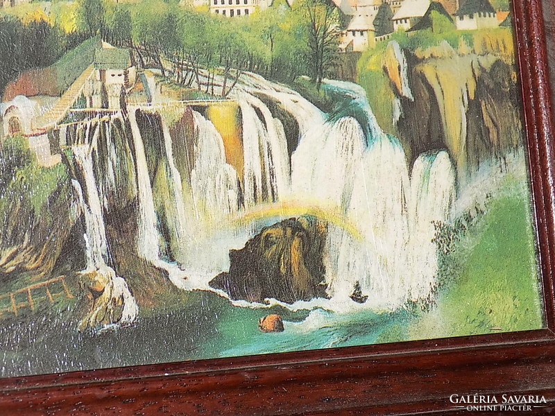 Miniature, Czöntváry Kosztka Tivadar, Jajce Waterfall