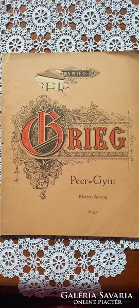 Peer gynt opera sheet music in German