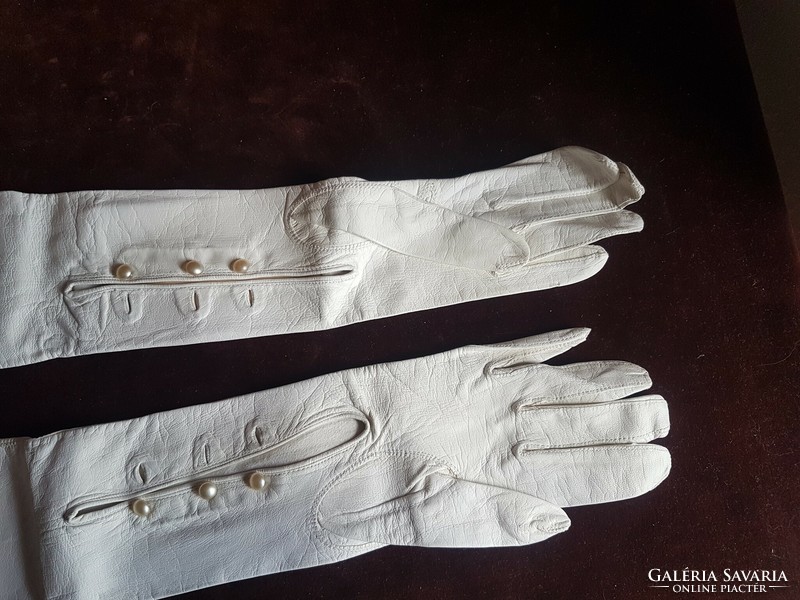 Women's casual leather gloves