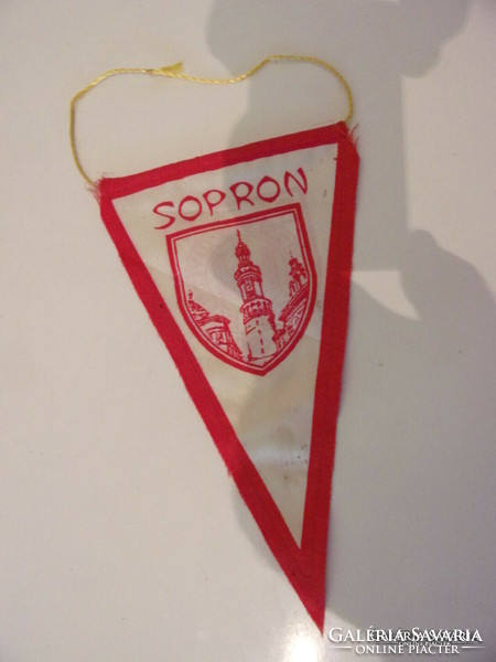 Sopron advertising flag and stickers