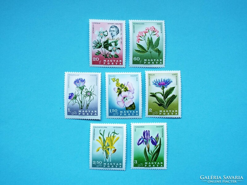 (Z) 1967. Flower viii. Row** - Kitaibel pál flowers - (cat.: 400.-)