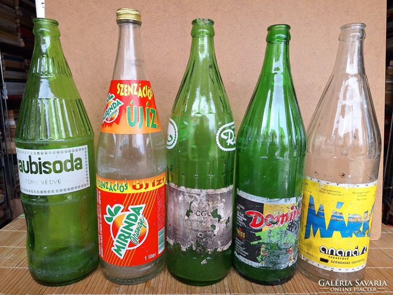 Retro 1l soda bottles. HUF 2,500 each.