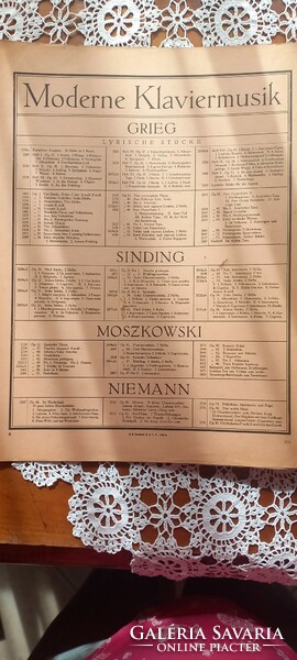 Verdi Traviata 2 kezes kotta 1933-ból német nyelvű