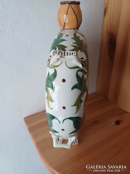 Antique water bottle from Városlód or Hólloháza. Unmarked lang and mayer?