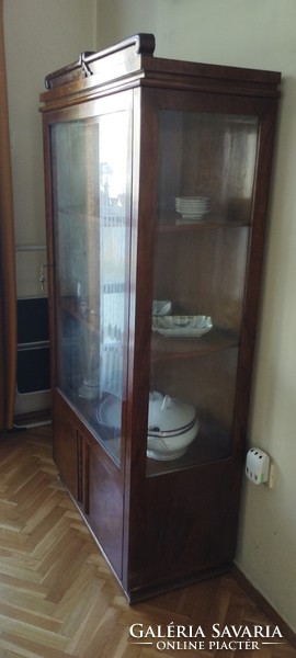 Art deco showcase, glass cabinet