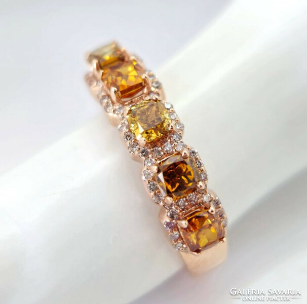 [Exclusive] 1.4 Carat diamond 14k rose gold ring