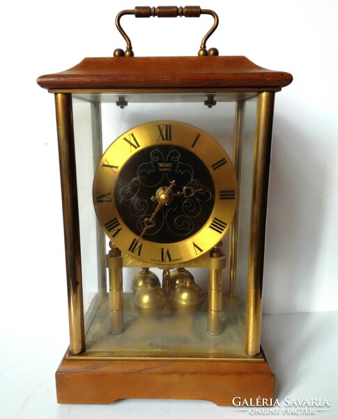 Rotating pendulum, drill, Trenkle table clock