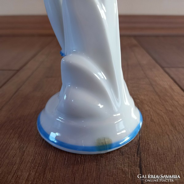 Régi Neu Tettau német porcelán art deco figura