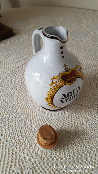 Old pharmacy porcelain pot, jug