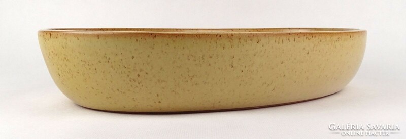 1Q970 large glazed ceramic bowl baking dish 25 x 35.5 Cm