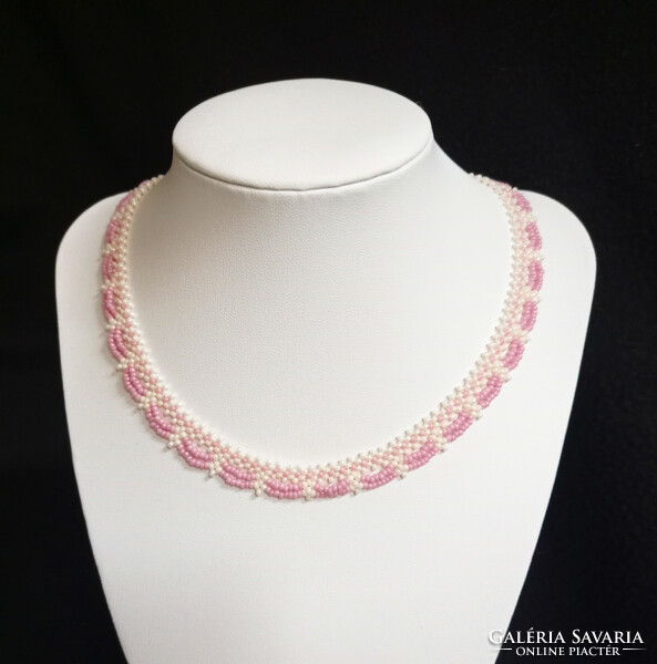 Spring pastel colors - pearl necklace