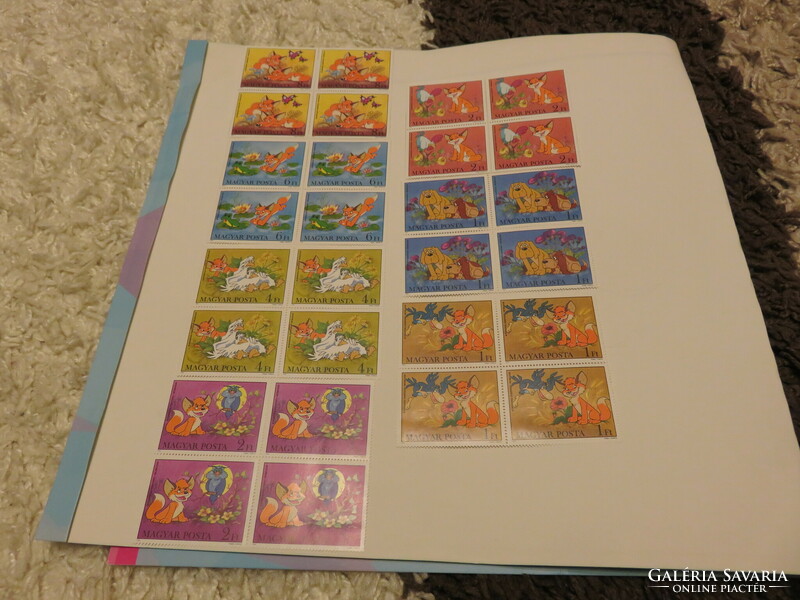 Stamps based on the Vuk fairy tale series 1982, 8,6,4,2,1 ft