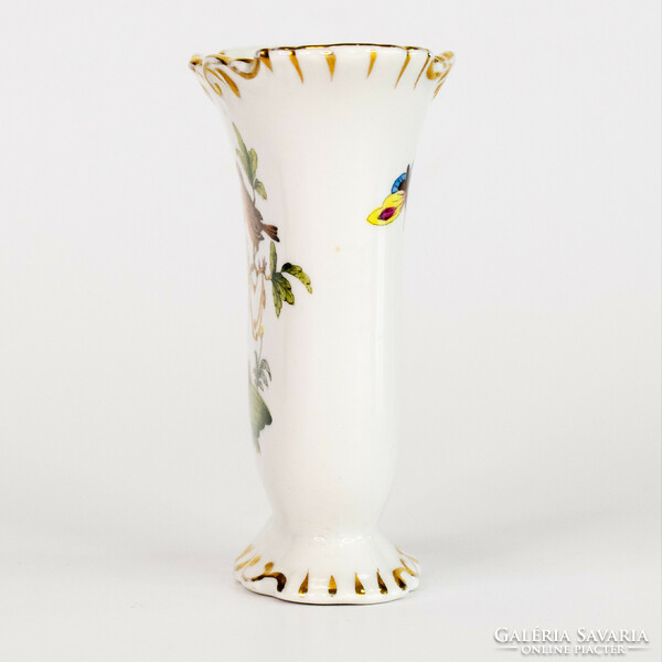 Herend rothschild patterned vase