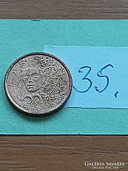 France 1 euro cent 2005 35