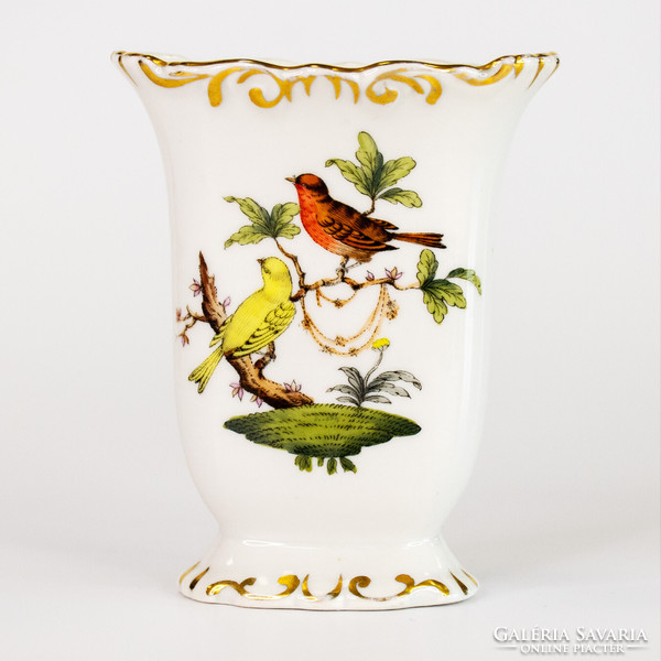 Herend rothschild patterned vase