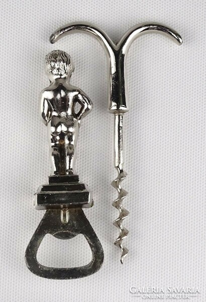 1Q909 peeing Brussels boy bottle opener and corkscrew