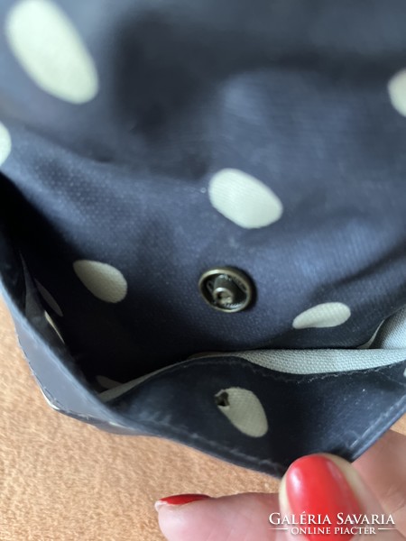 Cath kidston polka dot oil clothes bag
