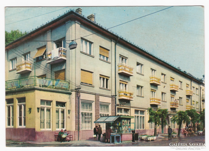 Hévíz spa resort - old postcard
