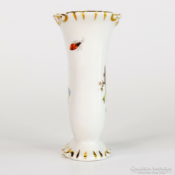 Herend rothschild patterned vase