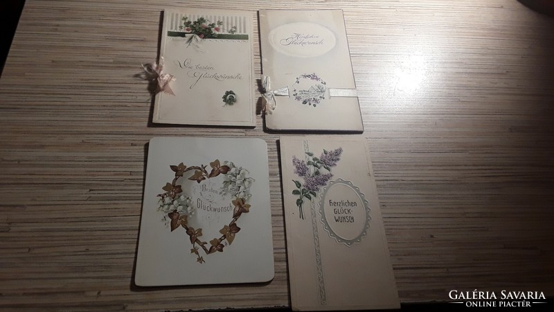 Antique greeting cards.