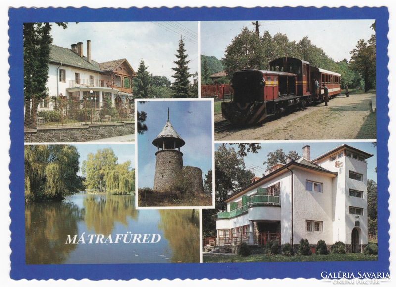 Mátrafüred - régi képeslap