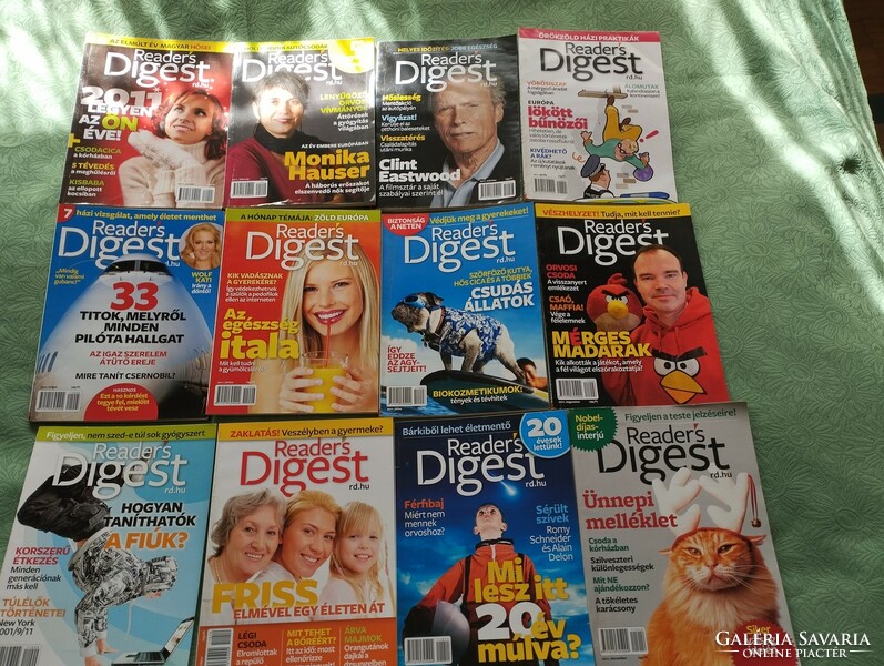 Readers  Digest magazinok 50 db összesen