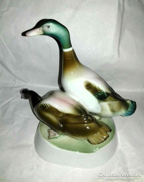 Zsolnay is a pair of very nicely colored ducks