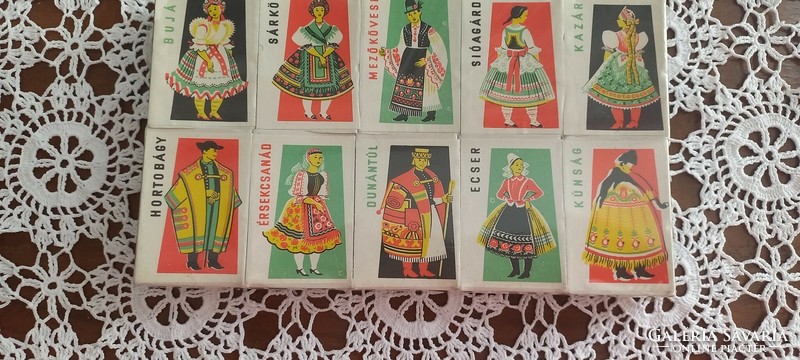 Match, with Hungarian folk costumes