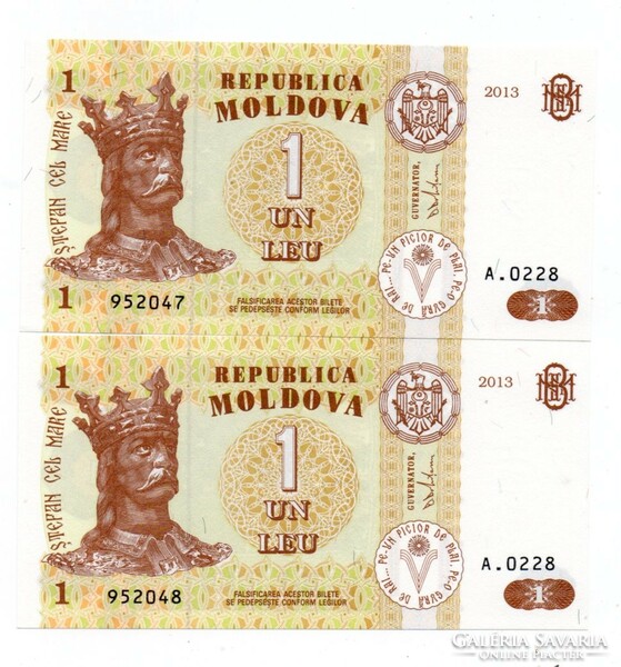 1    Leu     2 db Sorszámkövető     2013      Moldova