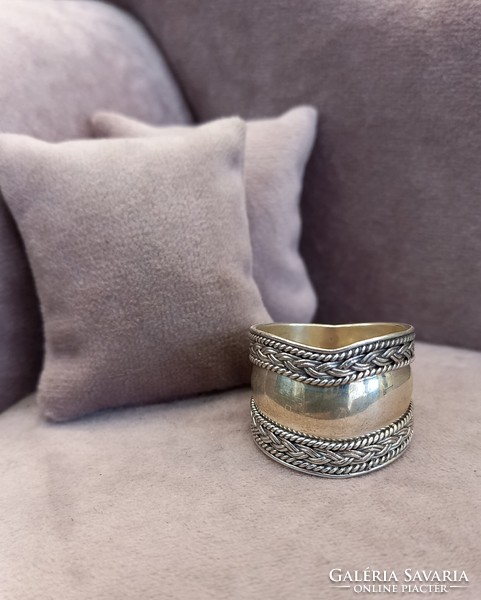 Indonesian silver ring extra large size