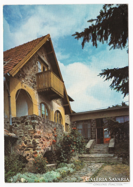 Mátraszentimre wild flower tourist house - old postcard