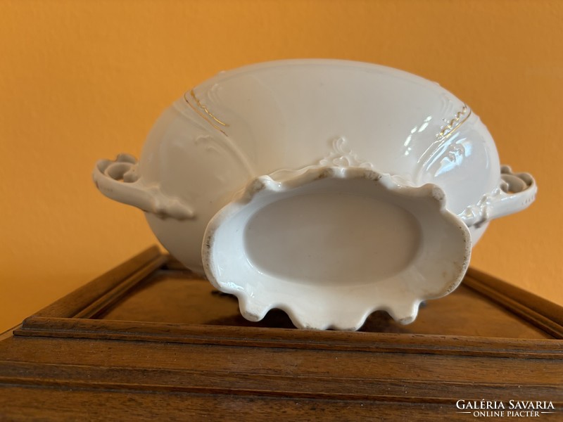 1.World War II porcelain sauce bowl - József Ferenc, ii. William, i. Ferdinand, v. Mehmed, 1914 1916